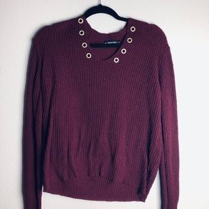 Burgundy Sweater